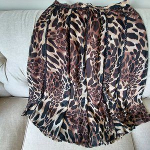 Coldwater Creek Leopard Skirt